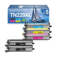 MYTONER TN229XL TN229 Toner Cartridges 5 Pack Compatible Replacement for Brot... picture