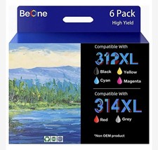 312XL 314XL Ink Cartridges Replacement for 312XL 314XL Ink Cartridges Work BeOne picture