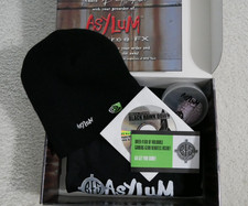 VINTAGE NVIDIA BFG TECH ASYLUM FX5500 PREORDER BOX T-SHIRT HAT BRAIN CD NEW picture