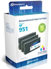 DATAPRODUCTS 3 PACK Ink Cartridges For HP 951 Color Cyan Magenta Yellow EXP 2023 picture