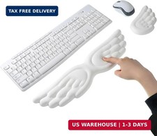 Angel Wing Wrist Rest Set of 2, Cloud Keyboard Mouse Wrist Support Ergonomic Mem picture