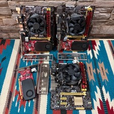 LOT OF 3 ASUS H81M-A mATX Motherboard Combo i5-4570 12GB RAM GeForce GTX745 4GB picture