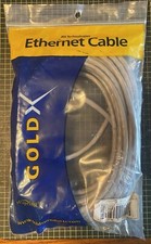 GoldX Cat 5e UTP 25-Feet Ethernet Cable, Gray (GPNC-5GY-25) Brand New In Bag picture