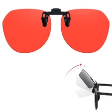 Clip On Blue Light Blocking Glasses for Eyes Strain/Light-Sensitive Flip Up C... picture