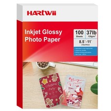 Hartwii 135gsm High Glossy Photo Paper 100 Sheets 8.5x11 Inches Thin Printing... picture