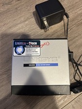 Genuine Linksys SD208 8-Port 10/100 Switch Router with Power Cord- Working picture