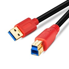 Tan QY USB 3.0 Cable A Male to B 15Ft, Type A B 5M/15Ft  picture