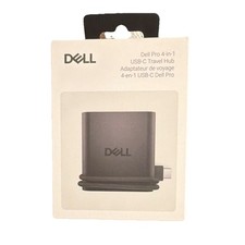 Dell Pro 4-in-1 USB-C Travel Hub DA225 Portable Black HDMI USB-A *New-Sealed* picture
