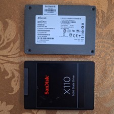 Lot of 2, Mixed Brands, 128 GB 2.5 in SATA III SSD, Tested, 98% Health picture