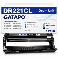 1PK DR-221CL-BK Black Drum Unit for Brother HL-3150CDN MFC-9330CDW DCP-9020CDN picture