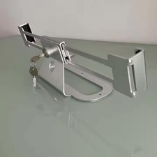Laptop Lock Dock Retail Anti Theft Holder Adjustable Width Silver B1405 picture