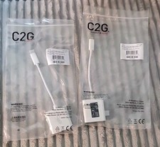 2 New C2G 29484 USB C to DVI-D Video Adapter Converter USB-C 3.1 picture