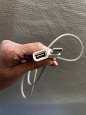 Genuine Apple USB Extension Cable White Notched A1153 Keyboard Extender OEM  picture