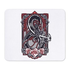 CafePress Dungeons And Dragons Floral Mousepad  (757224347) picture