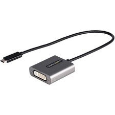 StarTech CDP2DVIEC 12In USB C to DVI-D Video Converter Adapter TB3 Compat Black picture