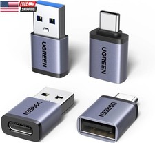 USB to USB C Adapter & USB C to USB Adapter Combo 4-pack, 10gbps Type C Usbc picture