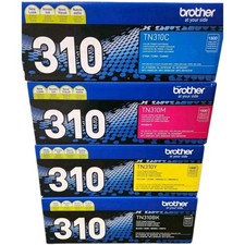 4-Pack GENUINE BROTHER OEM TN336BK TN331C TN331Y TN331M TONER SET - SEALED*  picture
