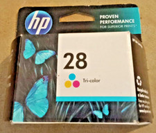 New Sealed Box Genuine OEM HP 28 C8728AN Tri-Color Ink Expired 10/2013 N.O.S picture