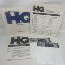 VTG IBM PC Game Command HQ Microplay floppy disc 5.25 Excellent Nostalgic 1990 picture