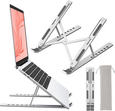 Laptop Stand for Desk, Aluminum Metal Macbook Stand，Computer Riser for Desk, Por picture