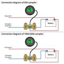 Energy-Efficient Battery Monitor 8V-80V 500A with LCD Screen picture