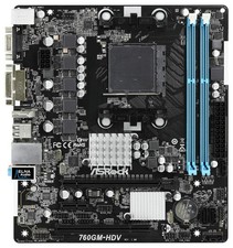 ASRock 760GM-HDV Socket AM3+/AM3/ AMD 760G/ DDR3/ SATA2&USB2.0/ A&V&GbE/ Micro picture