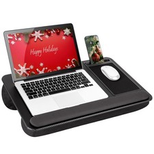 LAPGEAR Home Office Pro Lap Desk with Wrist Rest Mouse Pad and Phone Holder -... picture