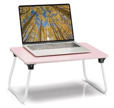 Ruxury Foldable Lap Desk Laptop Stand Bed Desk Table Tray, Medium Pink picture