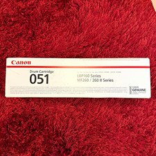 Canon 051 Drum Cartridge Black for LBP160 Series MF260 MF260 II Printers picture