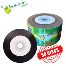 Banana Digital CD-R 48x 700 MB Digital Vinyl Blank CD 700MB Printable - 50 Discs picture