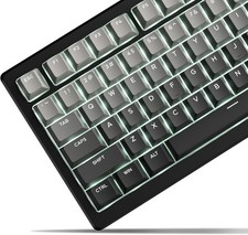 x XVX Shine Through PBT Keycaps, Keycaps 60 75 100 Percent Cherry Profile, Do... picture