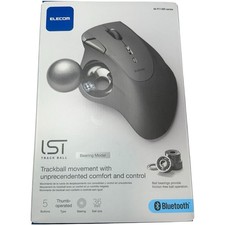 ELECOM Wireless Trackball Mouse Bluetooth IST Bearing Support Thumb Operation picture