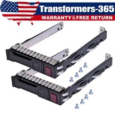 2PCS 2.5 Inch HDD Tray Caddy 651687-001 for HP DL360 DL380 G8 G9 G10 Server picture
