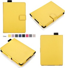 Bear Motion -Kindle 8th 2016 Generation Case - Premium Folio Case- Yellow picture