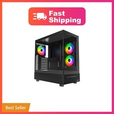 Montech XR ATX Gaming PC Case, Black picture