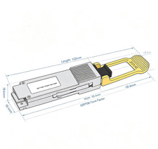 QSFP56 200Gb/s SR4 Optical Transceiver 850nm MMF MPO 100m DDM Hot‑Swap Module picture