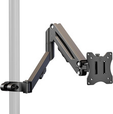 Height Adjustable Pole Mount Monitor Arm for 17
