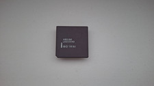 Intel A80186 rare PGA version 186 Intel 78 82 white print vintage CPU GOLD picture