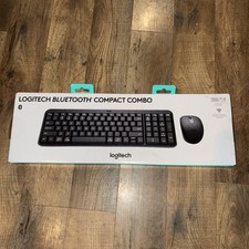 Brand New Logitech Bluetooth Compact Combo Black (920-013507) Keyboard & Mouse A picture