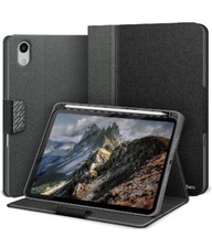 KingBlanc iPad Mini 6 Case (2021, 8.3-inch) with Pencil Holder, Vegan Leather picture
