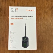 Toocki Bluetooth 5.4 Audio Reciever Transmitter 2 In 1 Adapter for TV Earphones picture