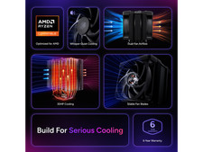 Master V8 ACE 3DHP AMD CPU Air Cooler - Patented 3D Heat Pipe Technology, Cooler picture