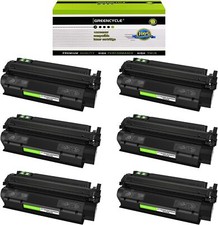 GREENCYCLE 6 Pack Q2624A Black Toner Cartridge Fits For HP LaserJet 1150 Printer picture