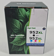 For HP 952 XL 7720 7730 8210 8700 4x Ink Cartridges Black Cyan Magenta Yellow picture