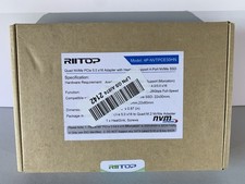 Quad NVMe PCIe Adapter RIITOP 4-Port NVMe to PCI-e 4.0/3.0 x16 Expand Controller picture