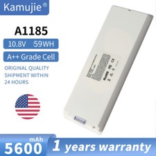 White Laptop Battery Rechargeable For Apple Macbook 13