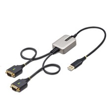 Startech 2FT (60CM) 2-PORT USB TO SERIAL ADAPTER CABLE INTERCHANGEABLE DB9 SC... picture