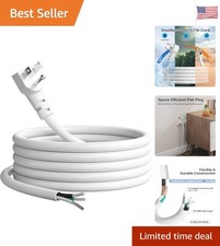 Versatile 6FT Stripped Wire Power Cord - Weatherproof and Flame-Retardant picture