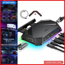 12 in 1 RGB Docking Station 4K 120Hz HDMI DisplayPort 100W PD USB 3.2 Gigabit picture
