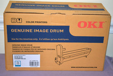 Genuine OKI 43381719 Cyan Image Drum for OKI C6100, C6150, C5550MFP, MC560 ~ New picture
